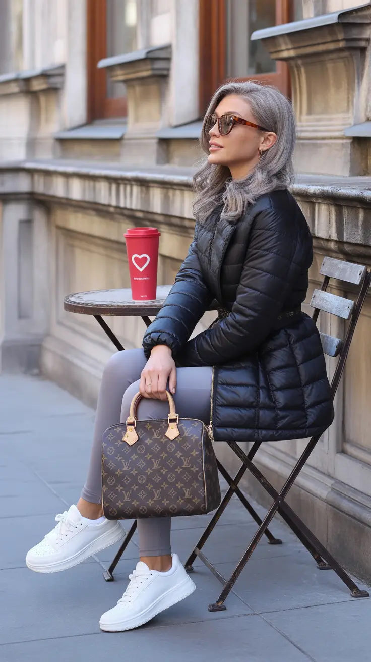 Winter Outfits Cold Weather Urban Cozy with a Touch of Luxury