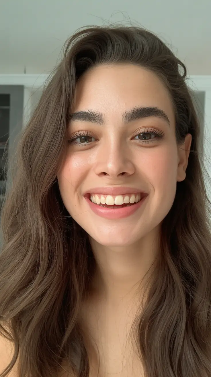 cute winter hairstyles easy simple Natural Wavy Texture with Fresh Energy