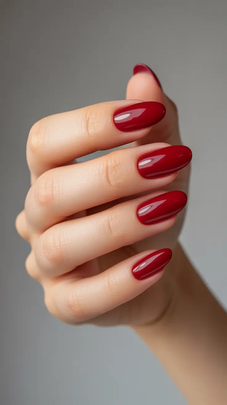 cute winter nails 2025–2026 Red Wine