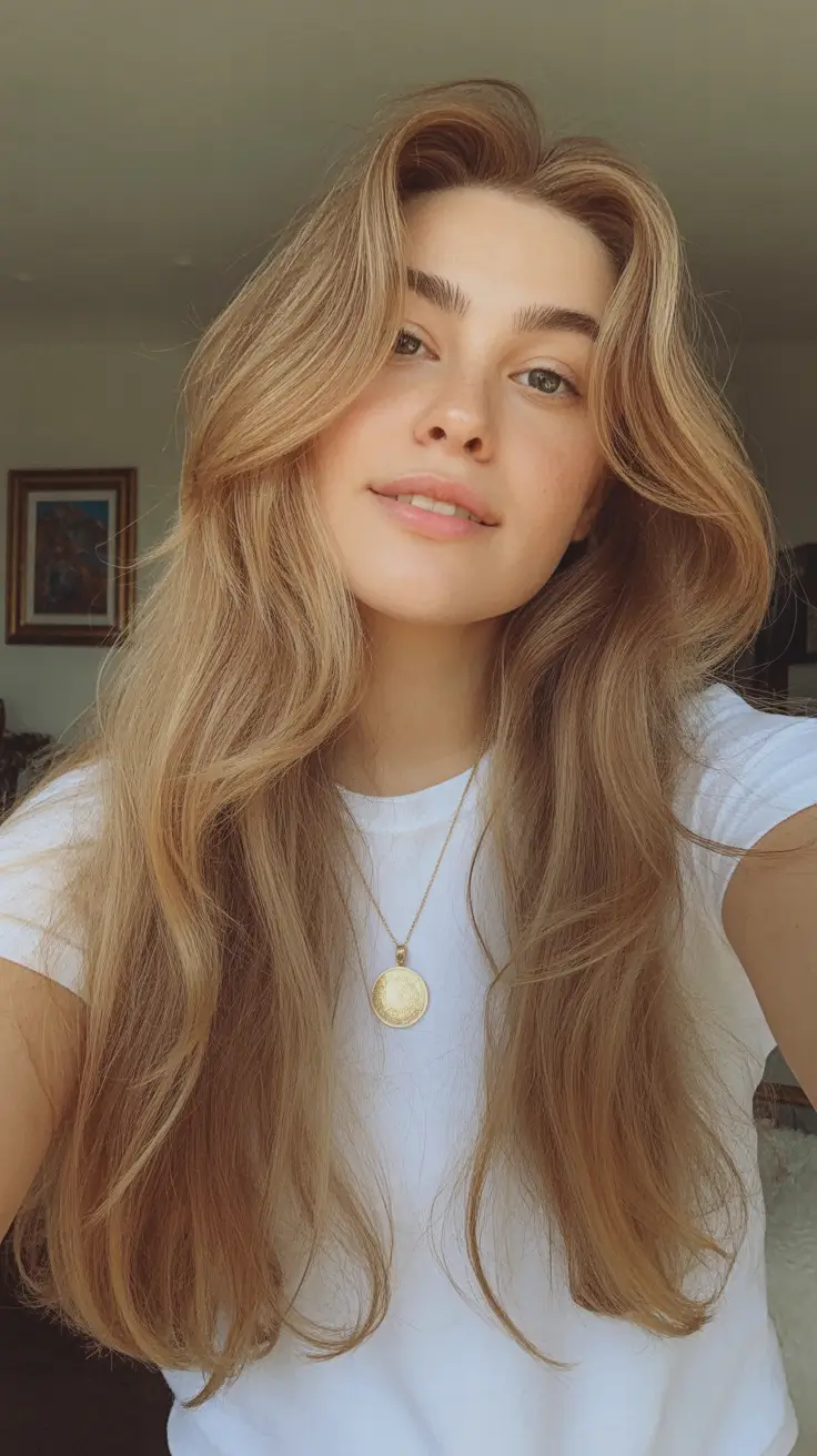 Hair Color Trends Winter 2025-2026 Golden Vanilla Layers