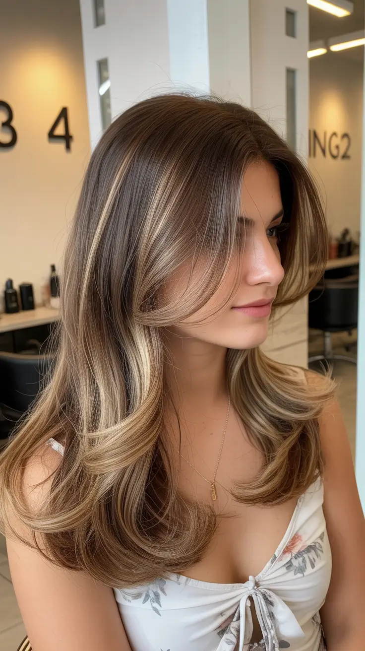 Hair Color Trends Winter 2025-2026 Ashy Caramel Layers