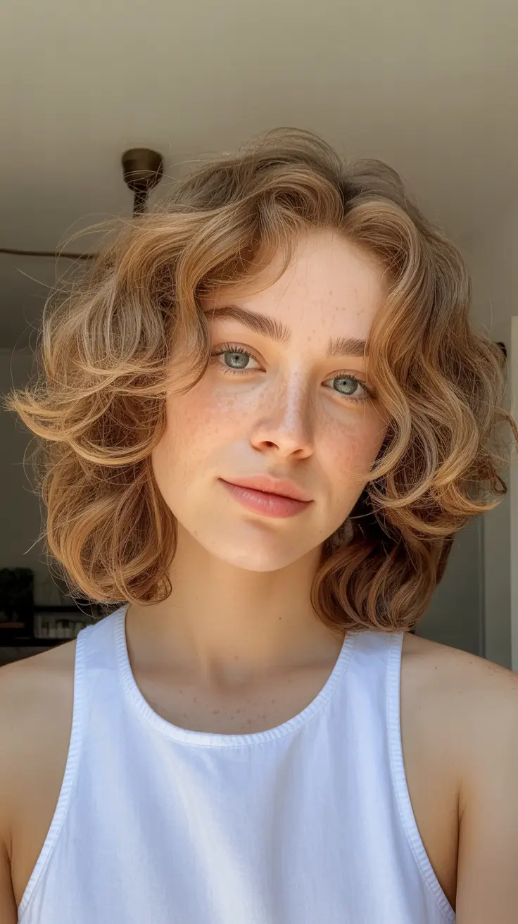 Hair Color Trends Winter 2025-2026 Butterscotch Bob