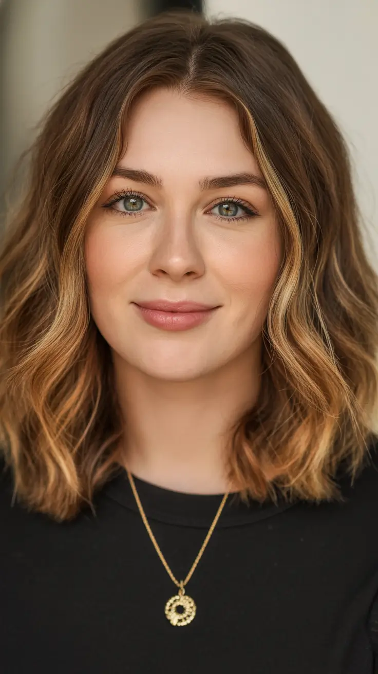 Hair Color Trends Winter 2025-2026 Rooted Caramel Melt