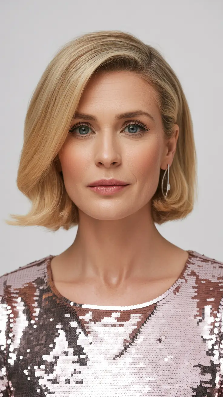 short haircuts for women over 40 2026 Golden Short Bob
