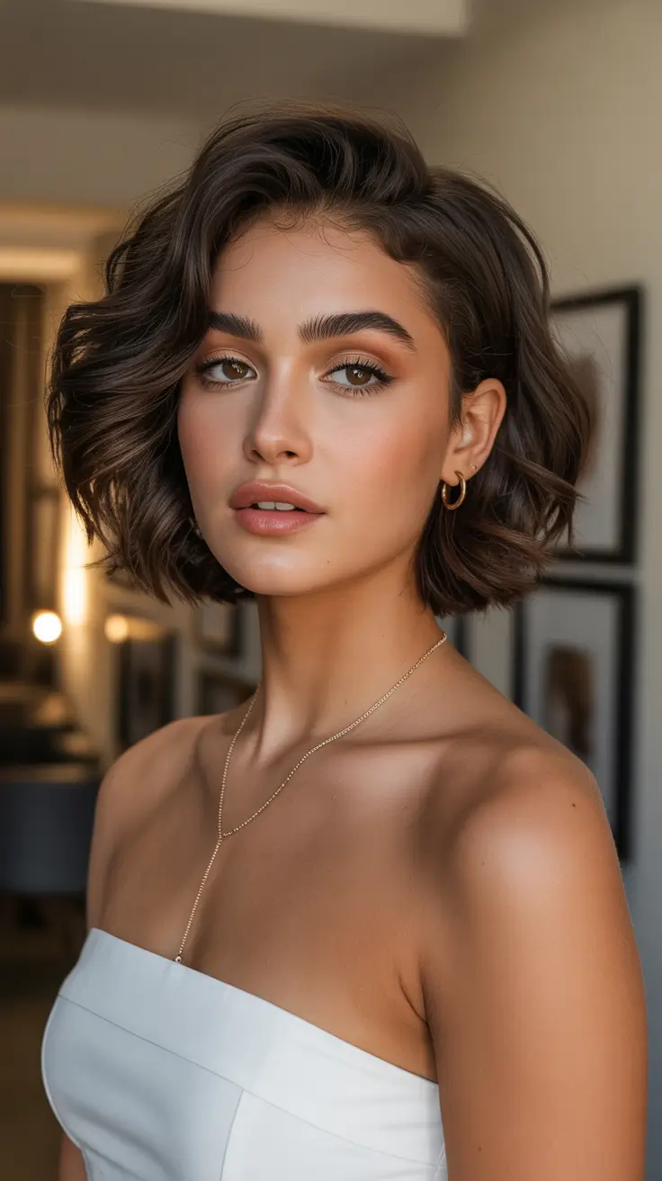 winter haircuts medium long bobs Modern Volumized Bob