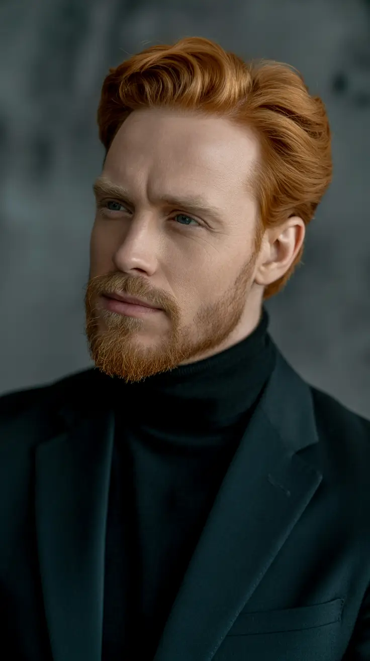 best winter haircuts for men Copper Volume with Refined Shape