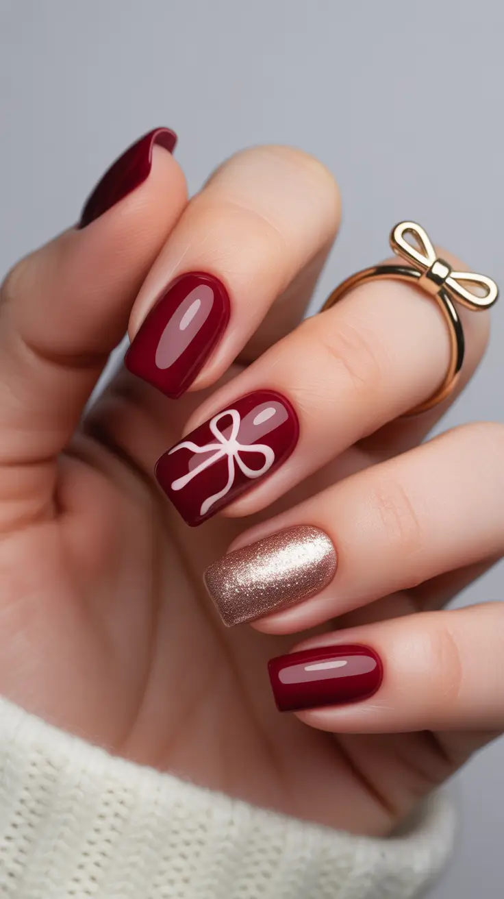 winter-nail-designs-2025-burgundy-and-gold