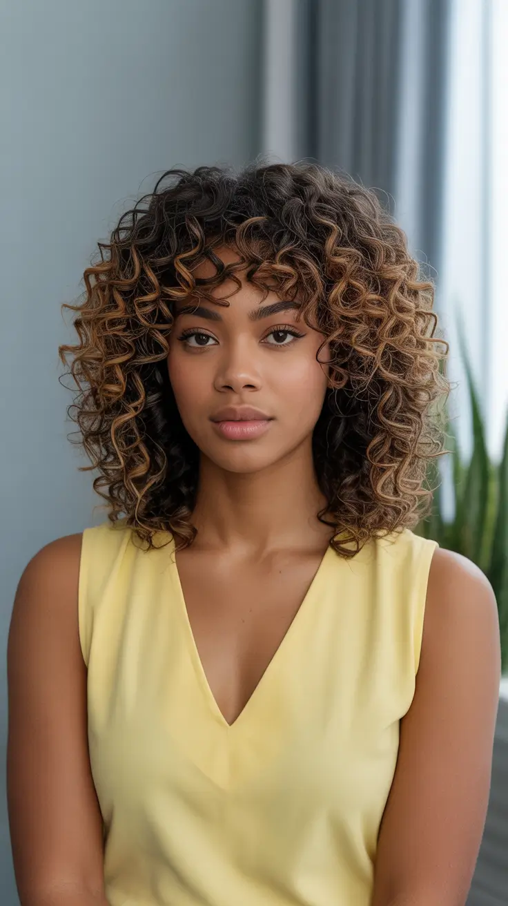 winter-hairstyles-for-black-women-color-Curly-Shag