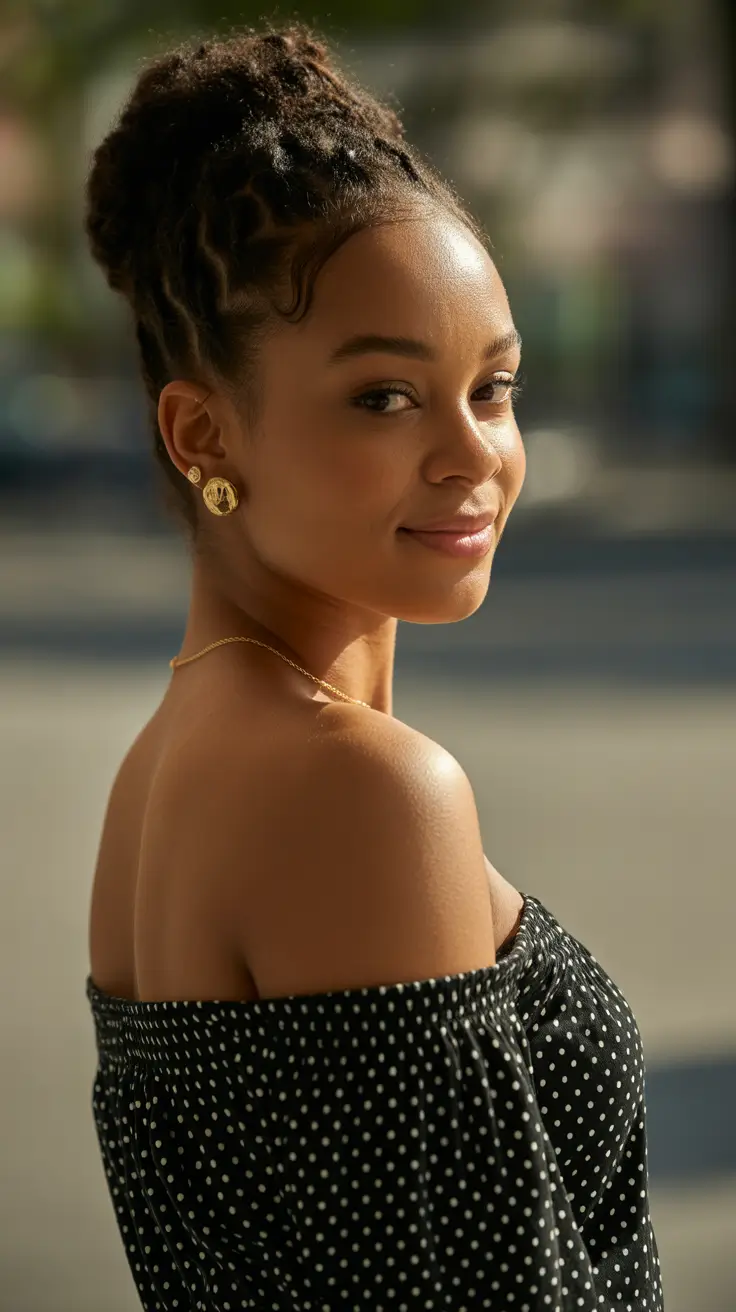 winter-wedding-hairstyles-black-women-Twisted-Bun