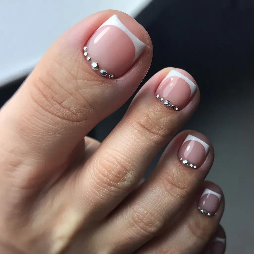 toe-nails-color-and-design-winter-2025-2026-Crystal-French-Chic
