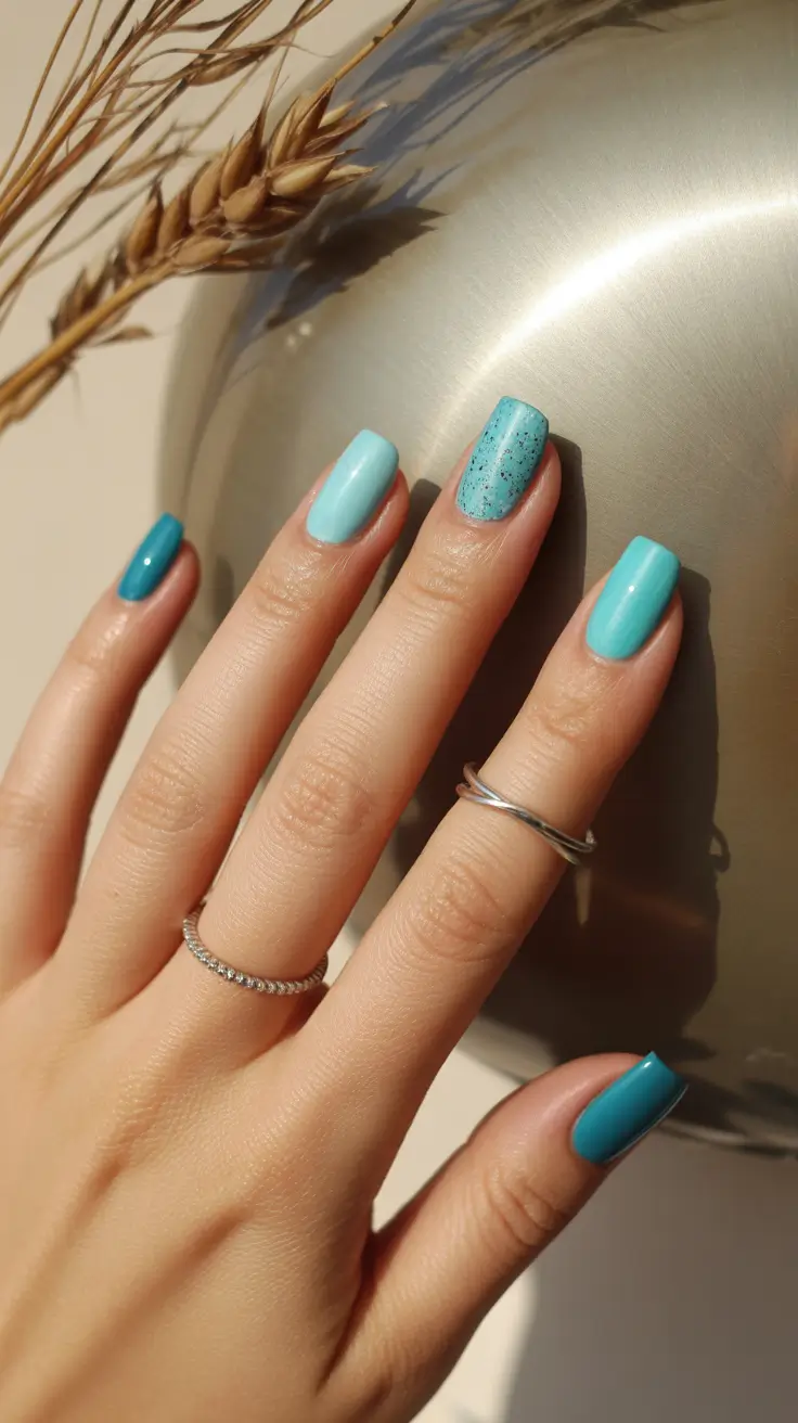 trendy winter nail colors 2025 2026 Frozen Aqua Dream