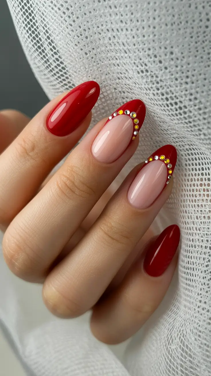 trendy winter nail colors 2025 2026 Scarlet Halo