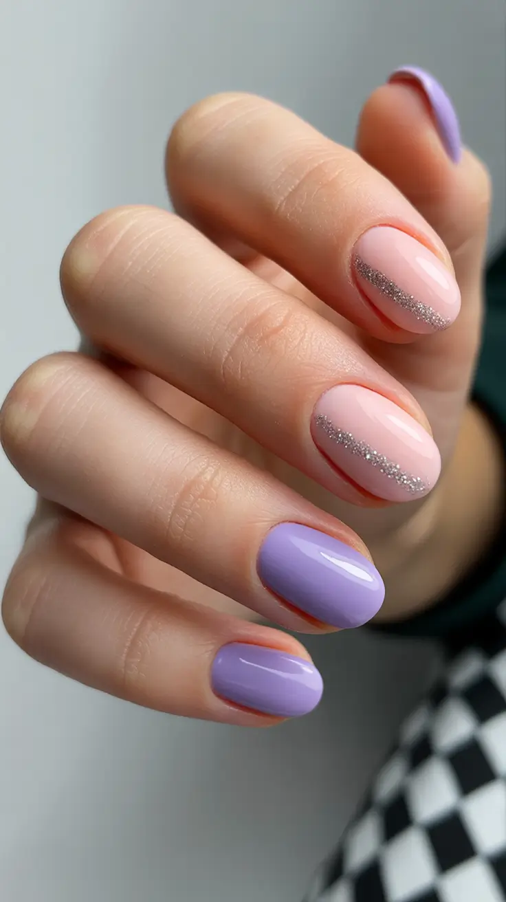 trendy winter nail colors 2025 2026 Lavender Frost