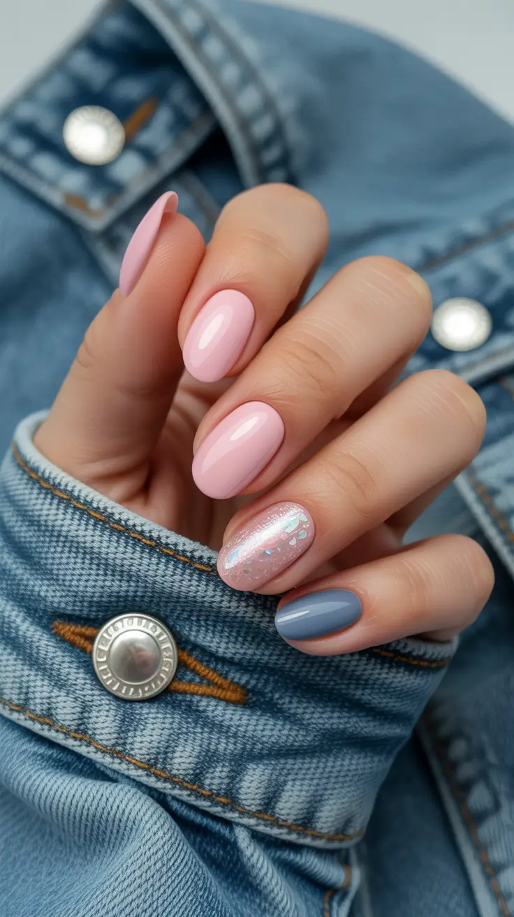 trendy winter nail colors 2025 2026 Frosted Denim