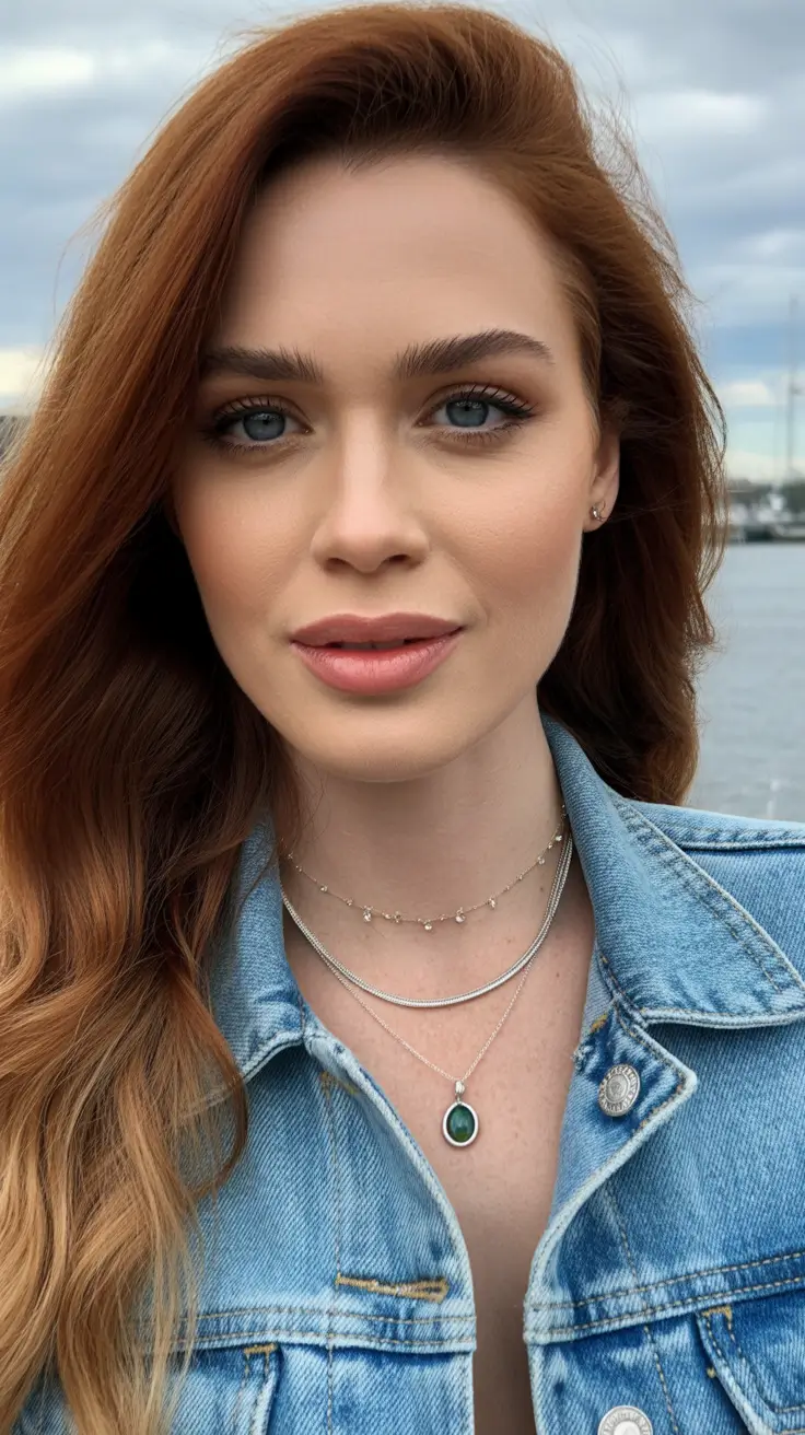 winter formal hairstyles 2025-2026 Soft Copper Waves