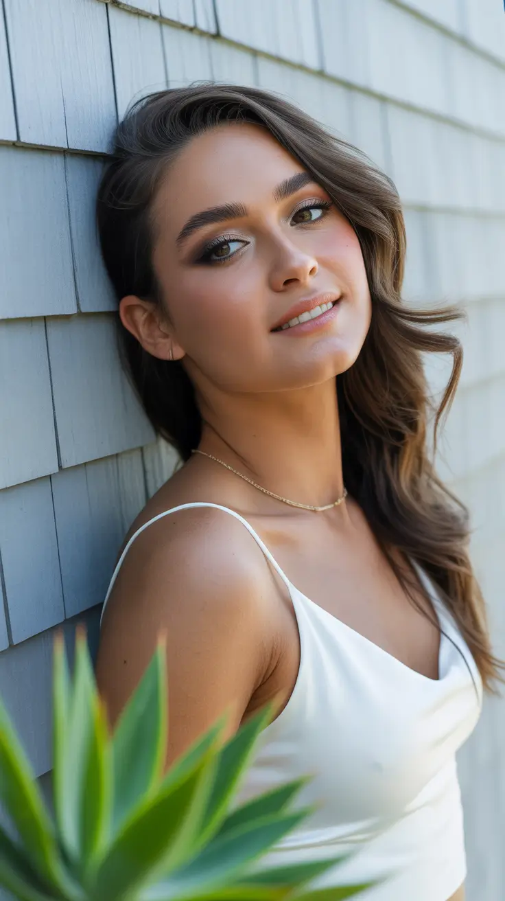 winter formal hairstyles 2025-2026 Loose Side Waves