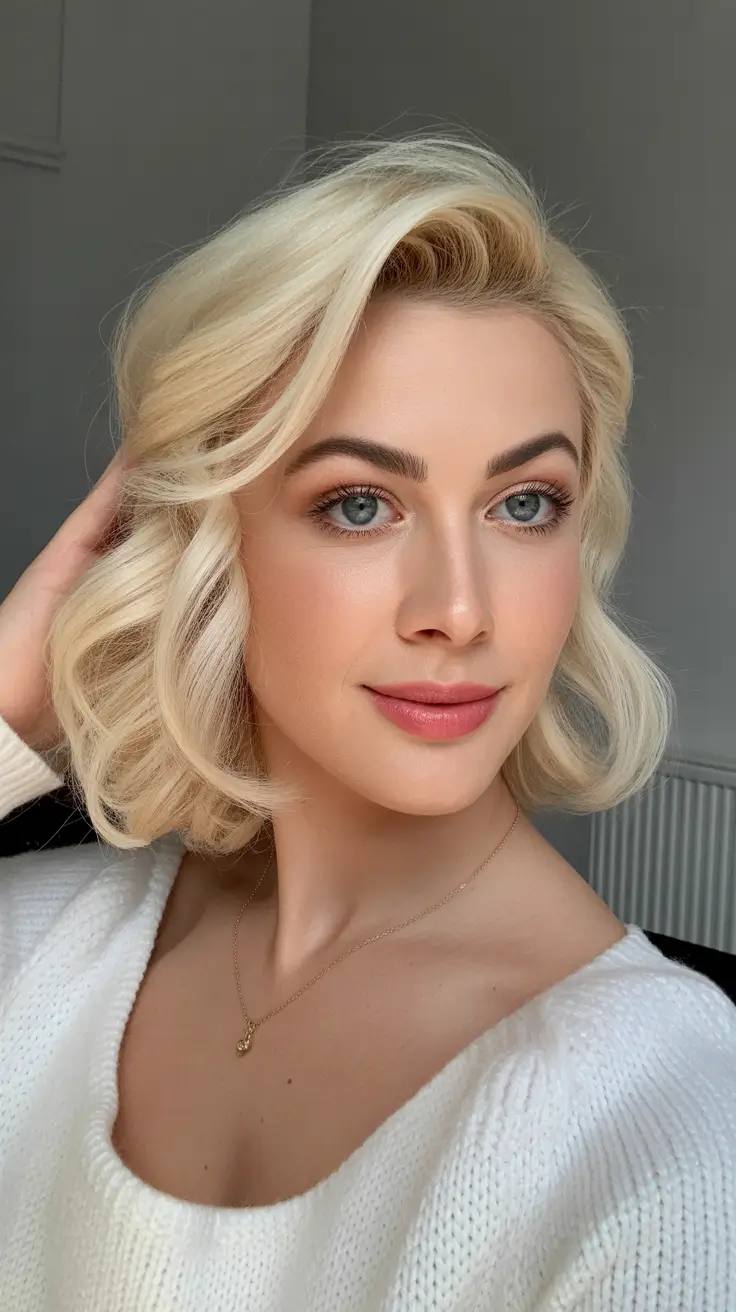 winter hair colors for blondes ideas 2025 2026 Buttercream Glam Curls