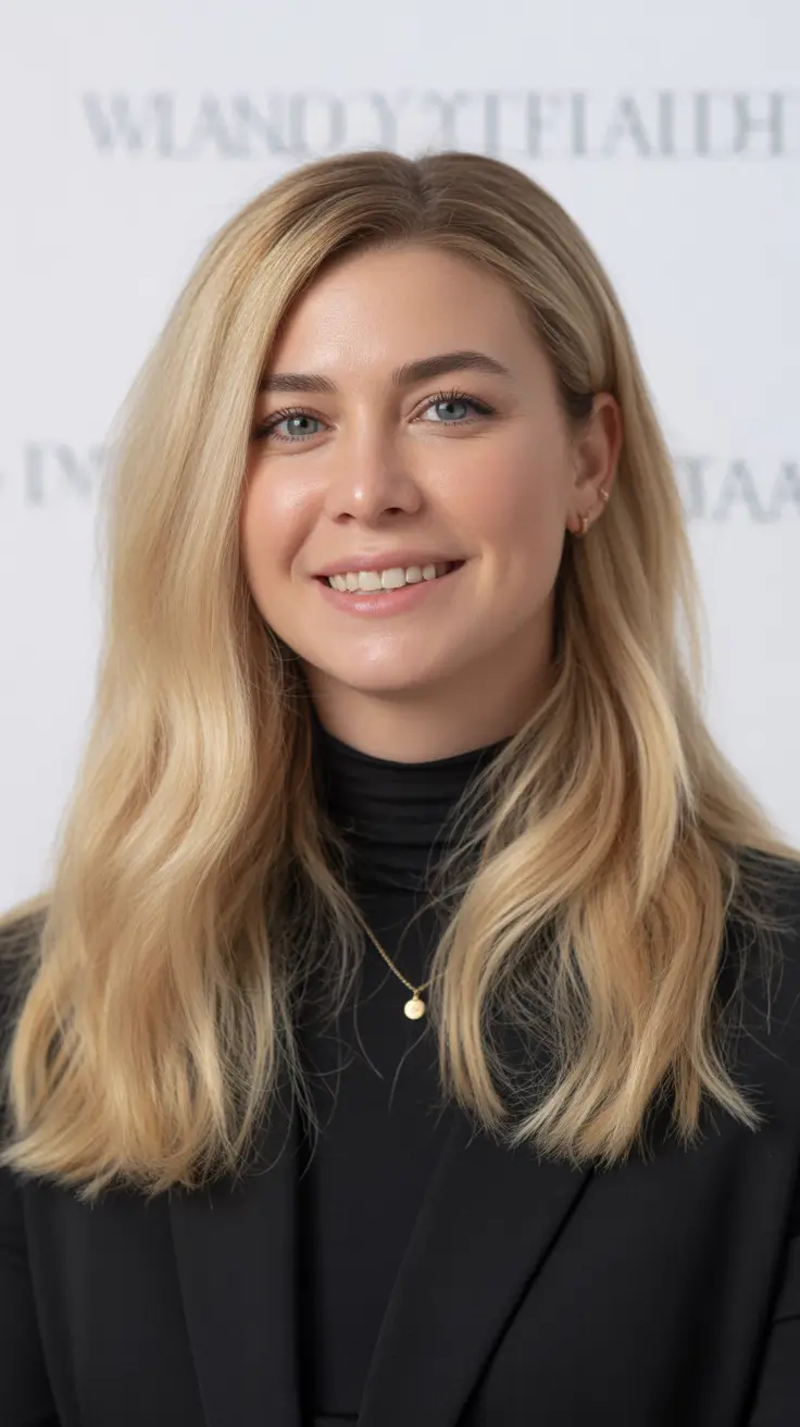 winter hair colors for blondes ideas 2025 2026 Warm Honey Sleek