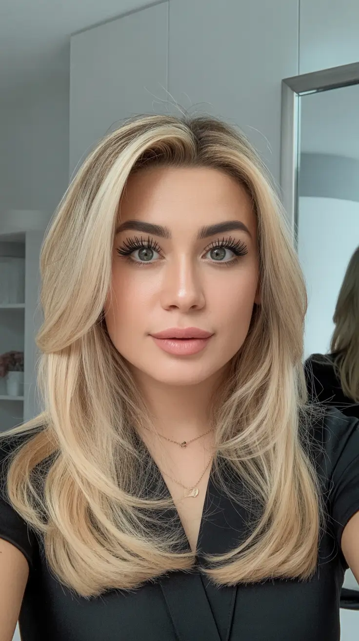 winter hair colors for blondes ideas 2025 2026 Caramel Silk Volume