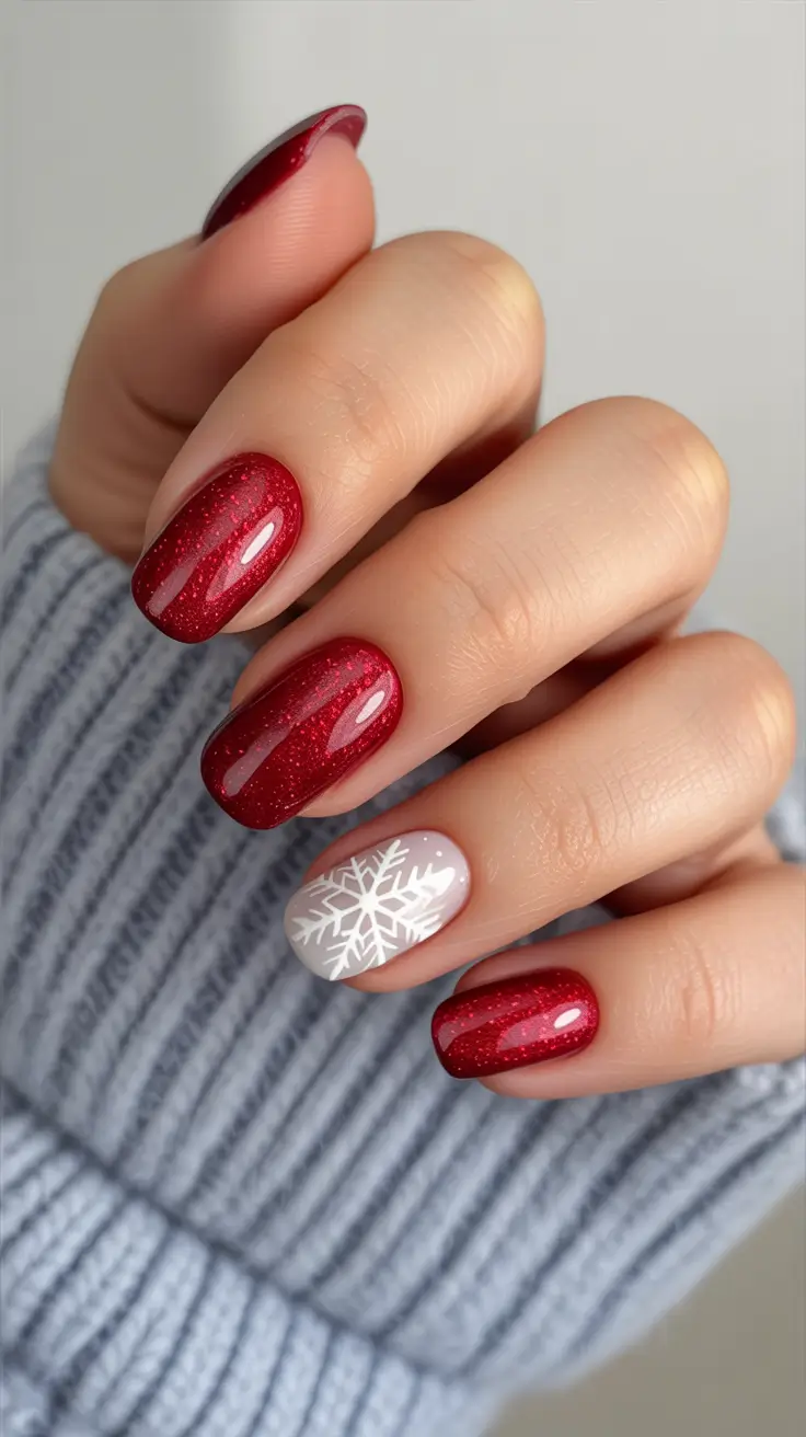 winter-nails-acrylic-design-and-color-2025-2026-Crimson-Snow-Whisper