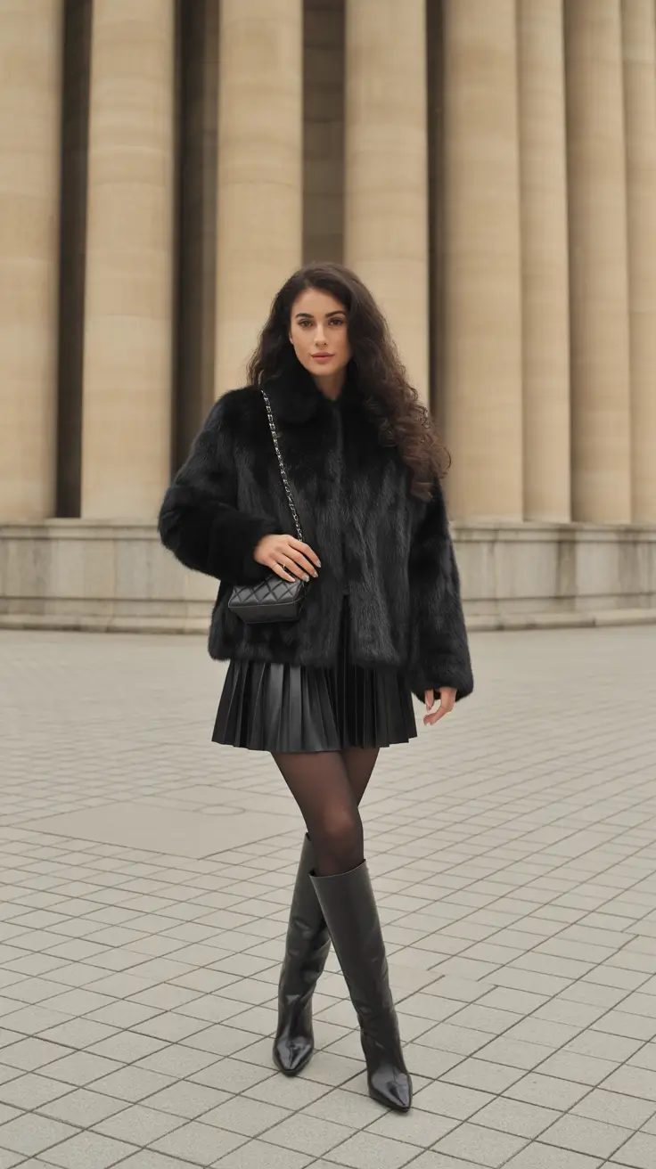 december outfits winter classy Modern Black Magic