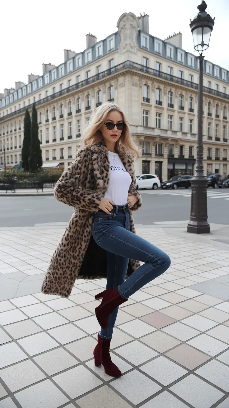 december outfits winter Parisian Streets and Wild Elegance