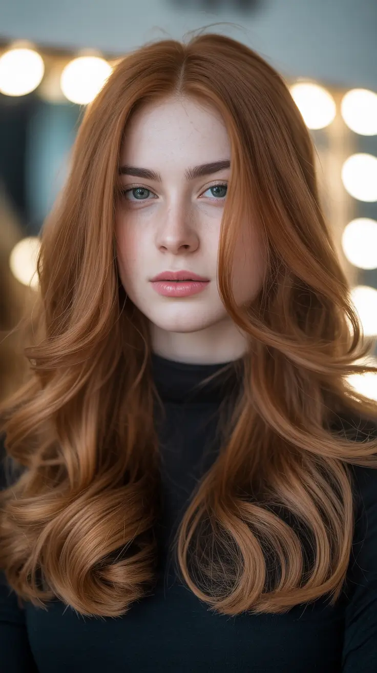 auburn hair color 2026 guide Warm Cinnamon Layers