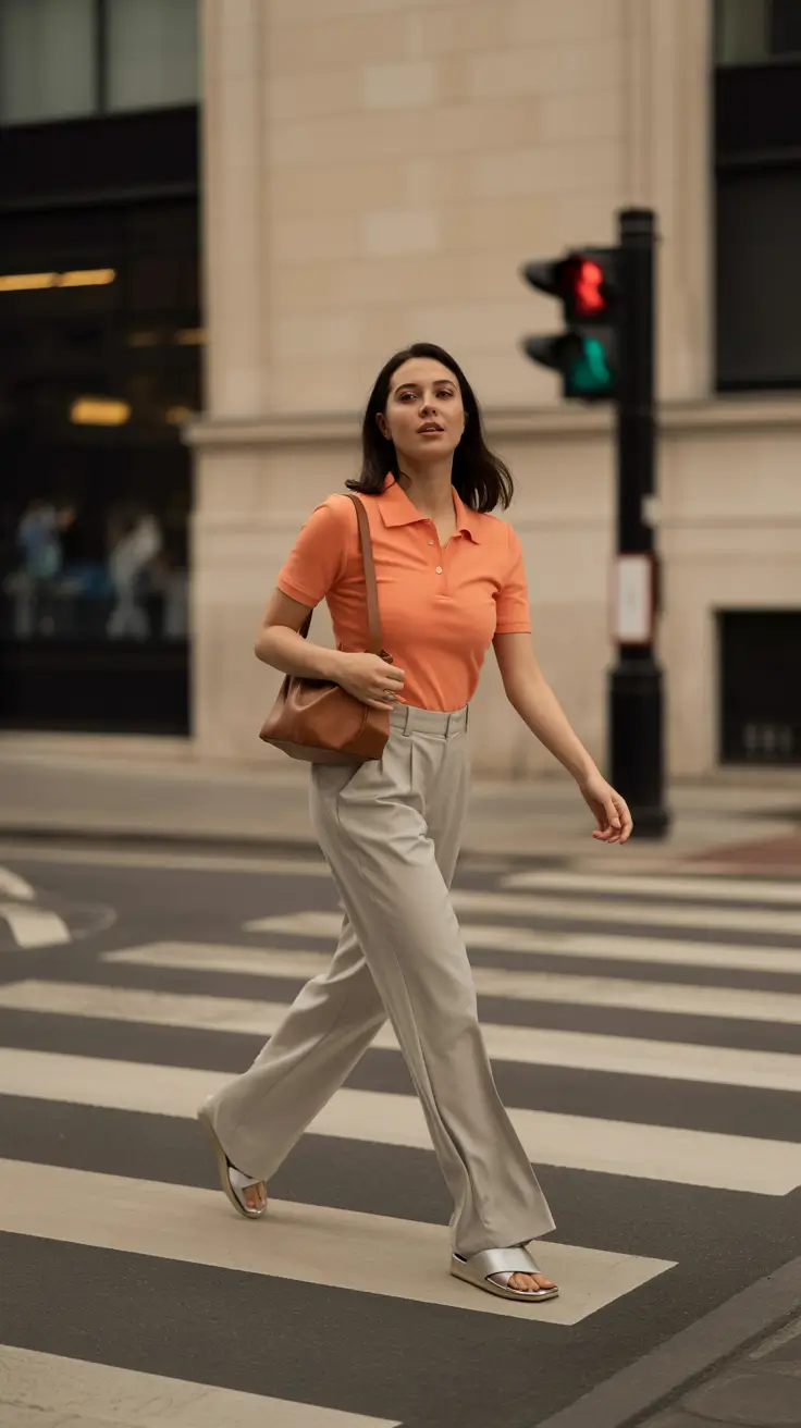Best everyday outfits 2026 Peach Precision and Polished Ease