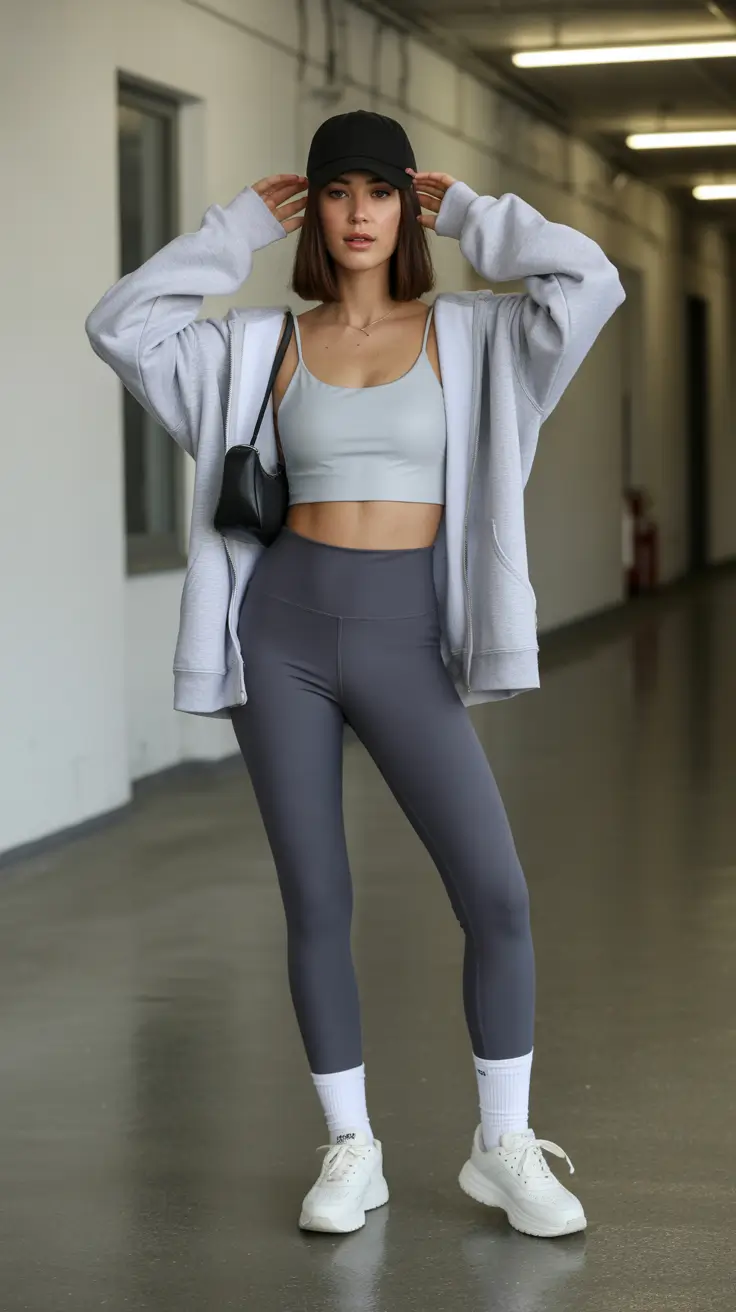 Best gym outfits 2026 Urban Cool Gray