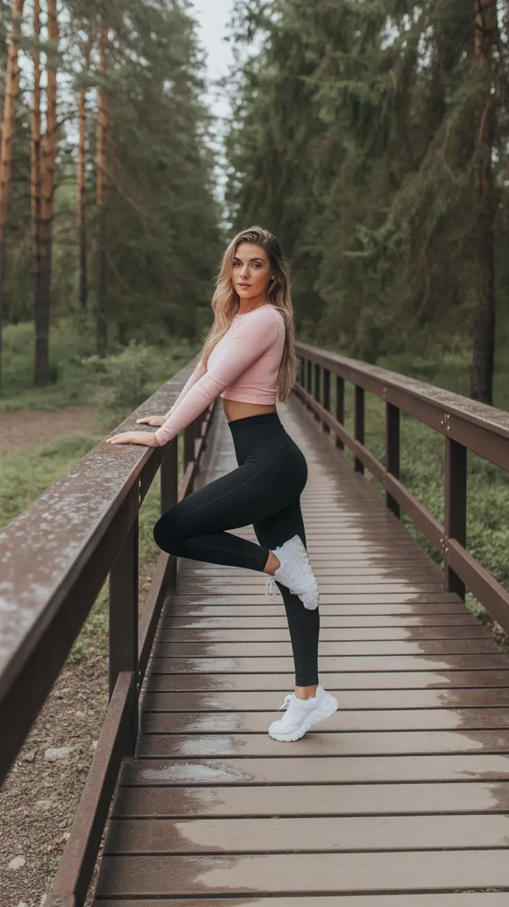 Best gym outfits 2026 Blush Trail Elegance