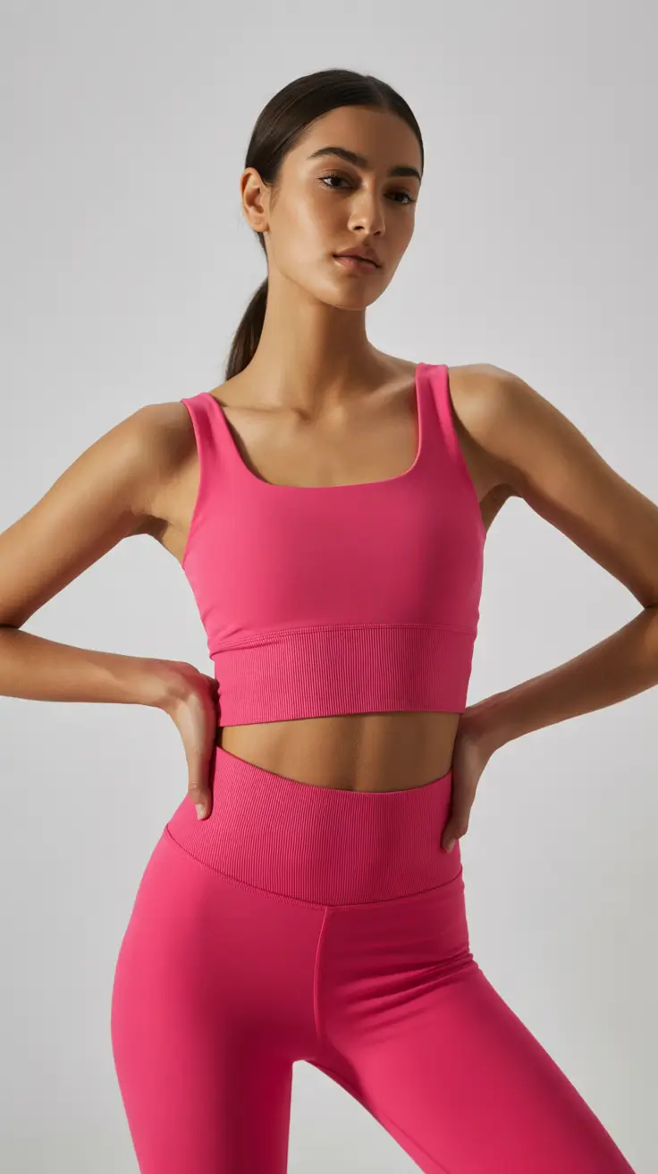 Best gym outfits 2026 Hot Pink Confidence