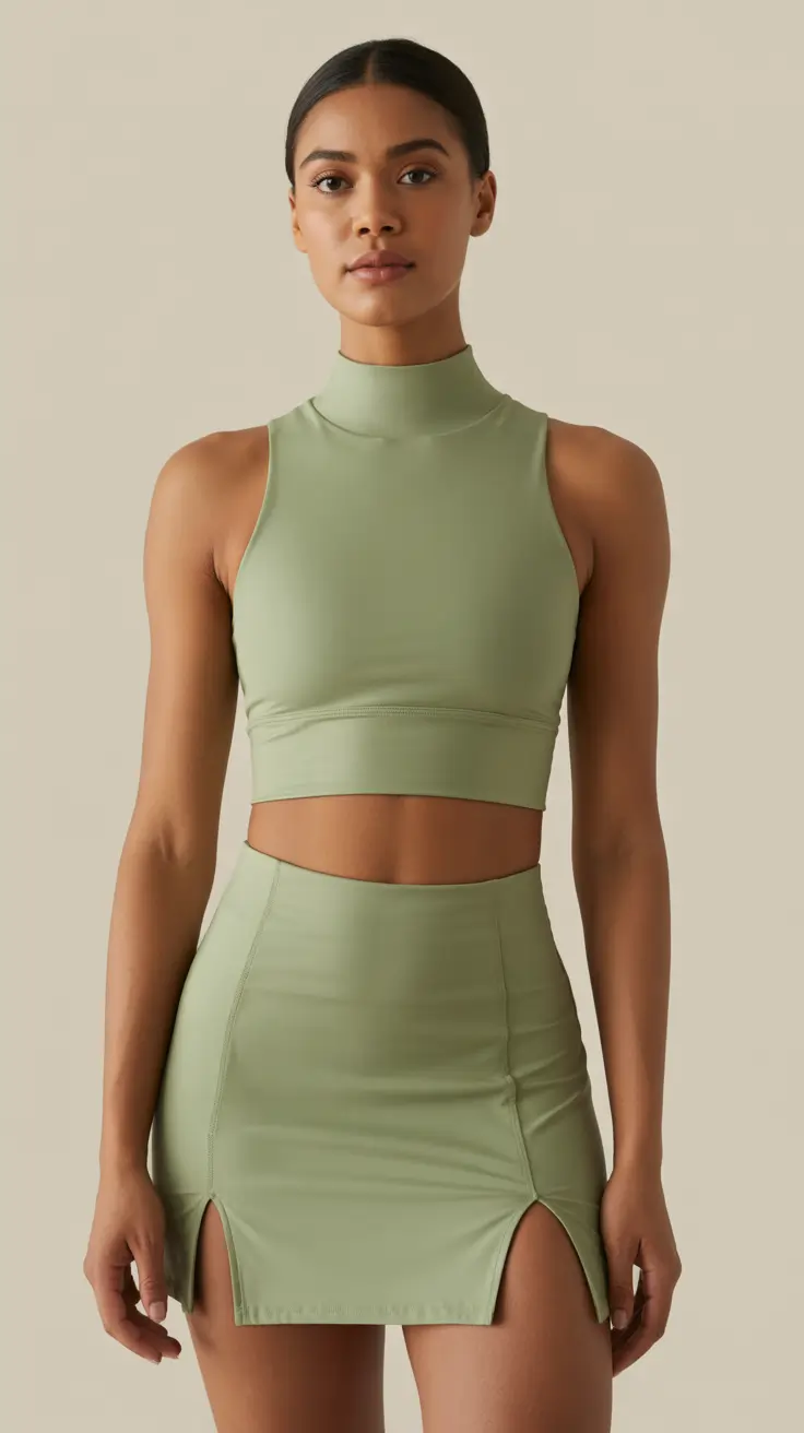 Best gym outfits 2026 Sage Green Minimalism