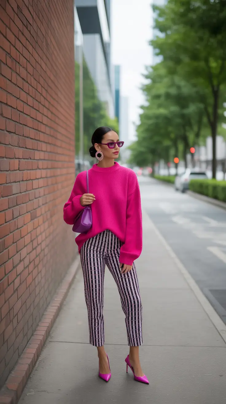 outfits for women over 40 spring 2026 Fuchsia Street Energy