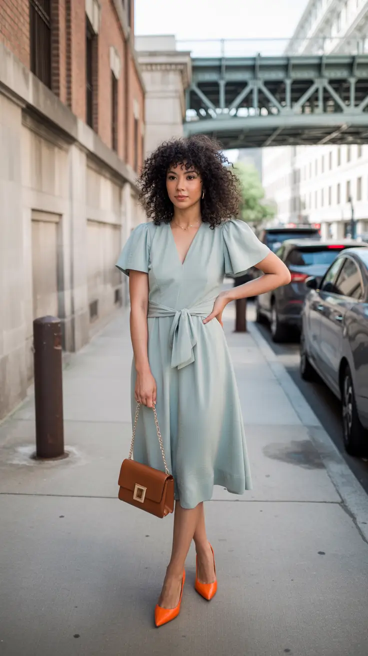 outfits for women over 40 spring 2026 Soft Sage Grace