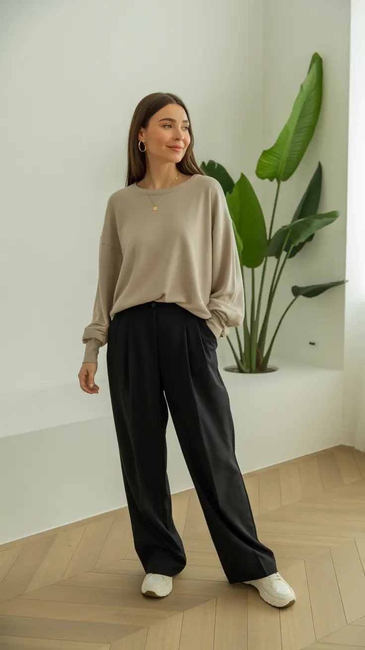 outfits for women over 40 classy Neutrals with Grace