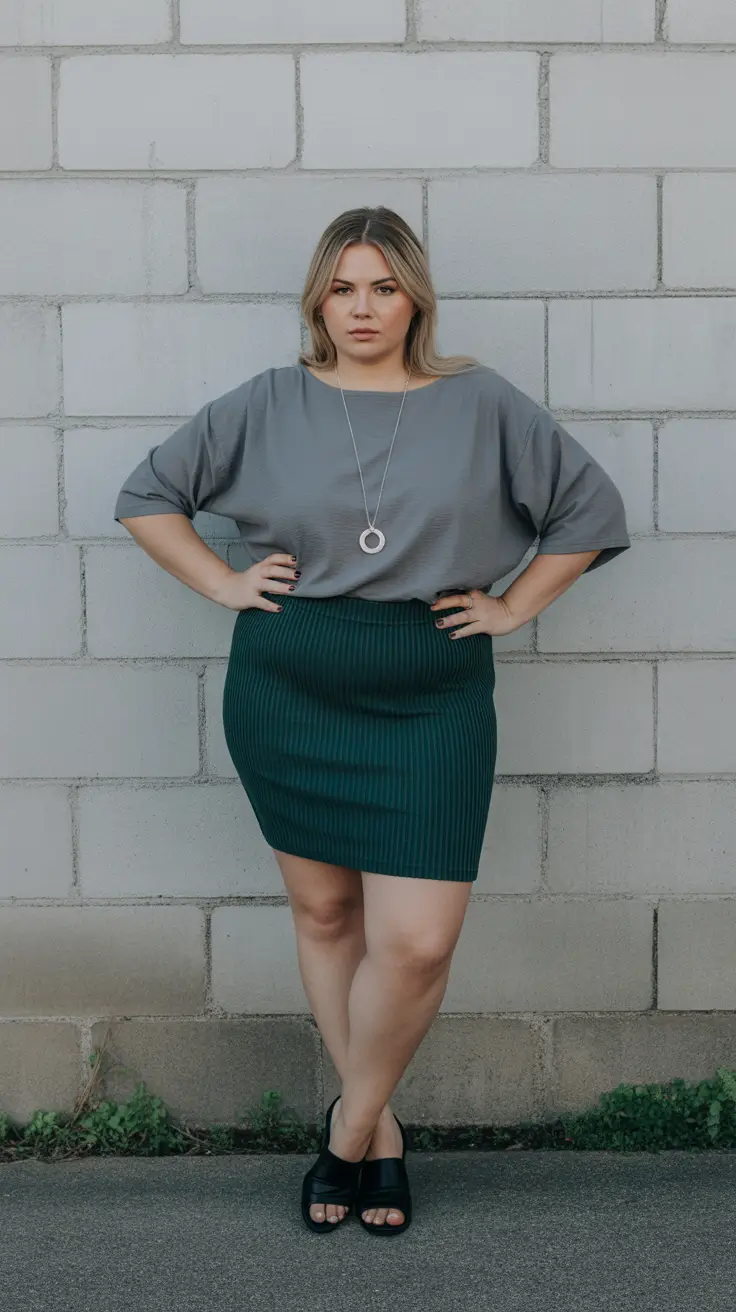 plus size outfits 2026 Modern Minimalist Cool