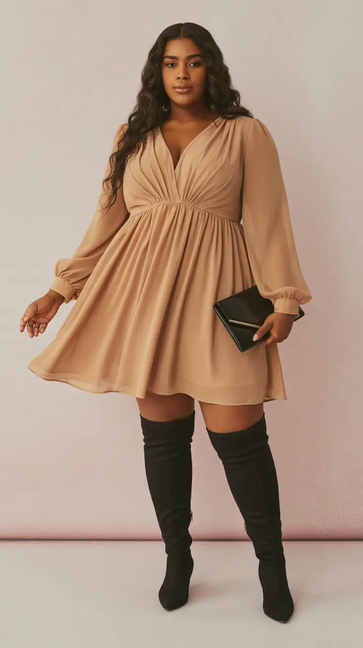 plus size outfits 2026 Golden Hour Confidence