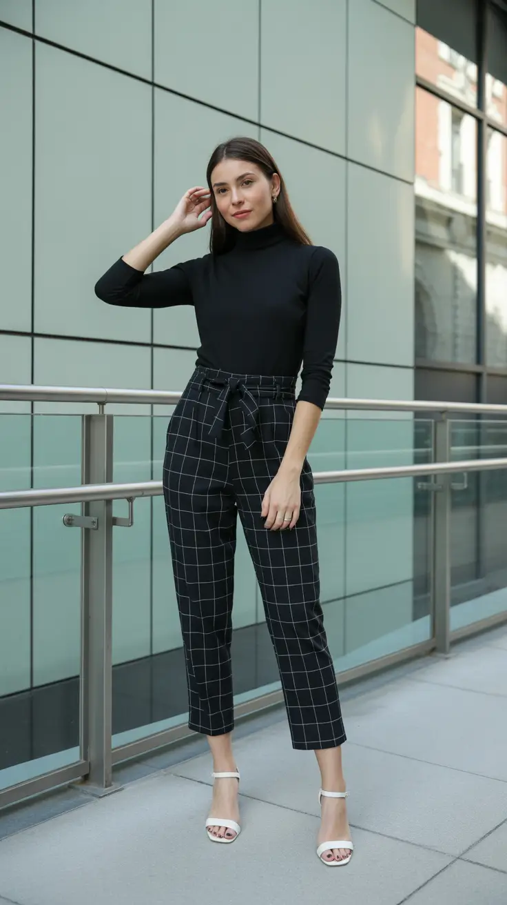 business casual outfits women Checkmate Chic