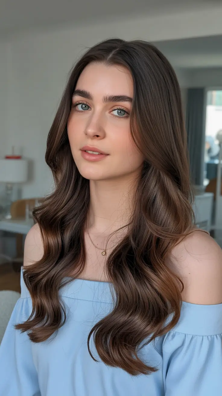 chocolate brown hair colors Mocha Satin Glow