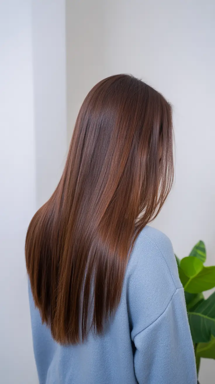 chocolate brown hair colors Milk Mocha Straight