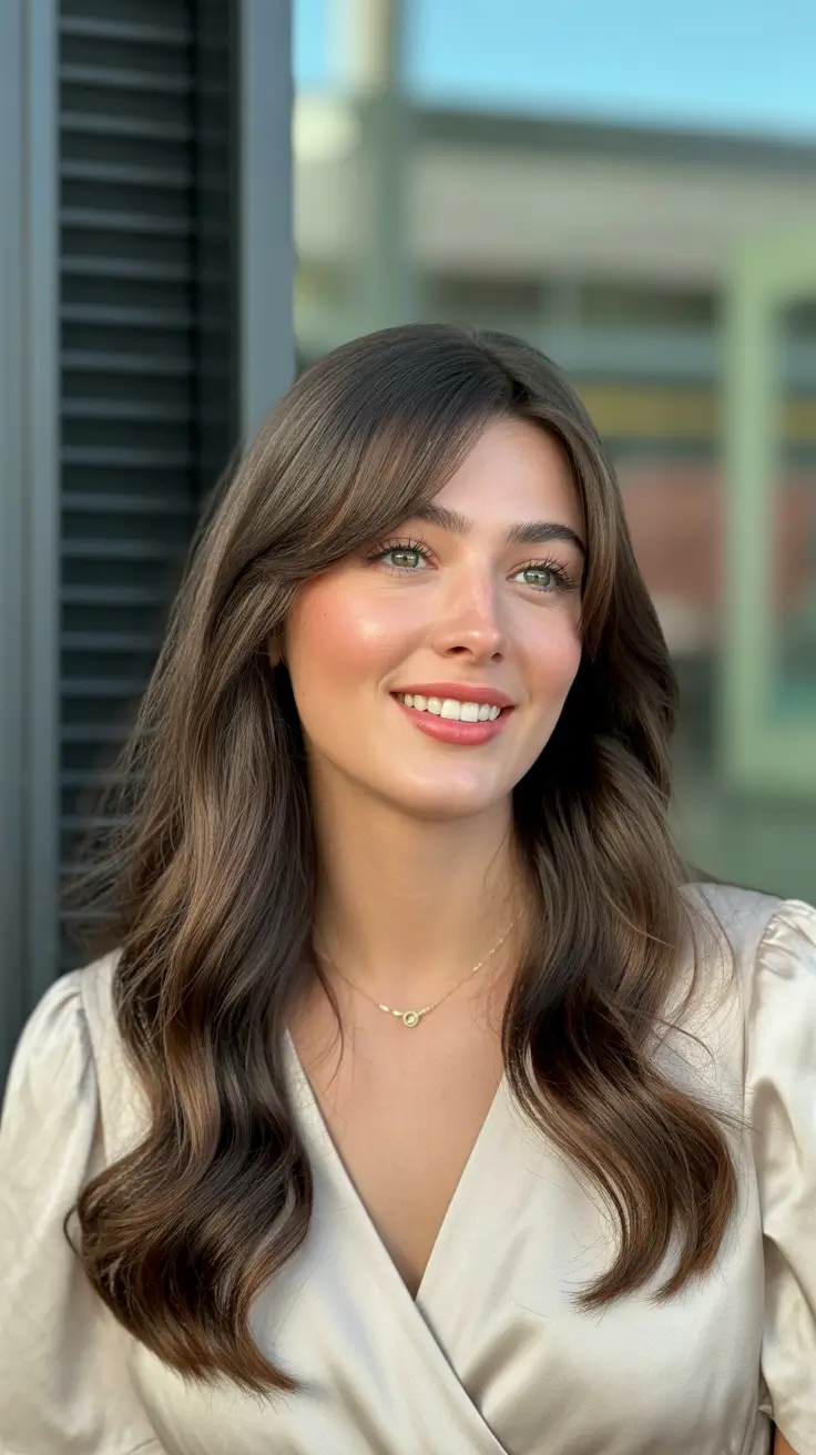 chocolate brown hair colors Honeyed Chestnut Serenity