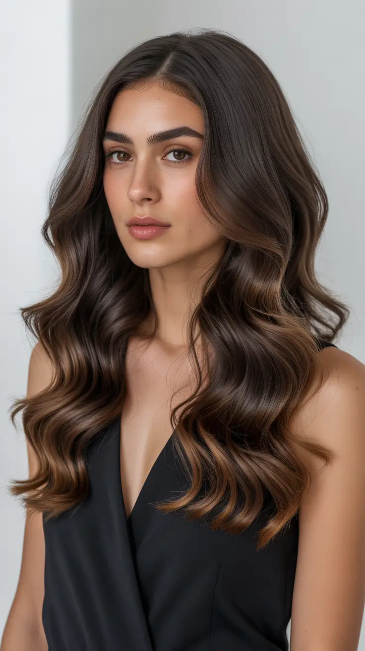 chocolate brown hair colors Velvet Espresso Shine