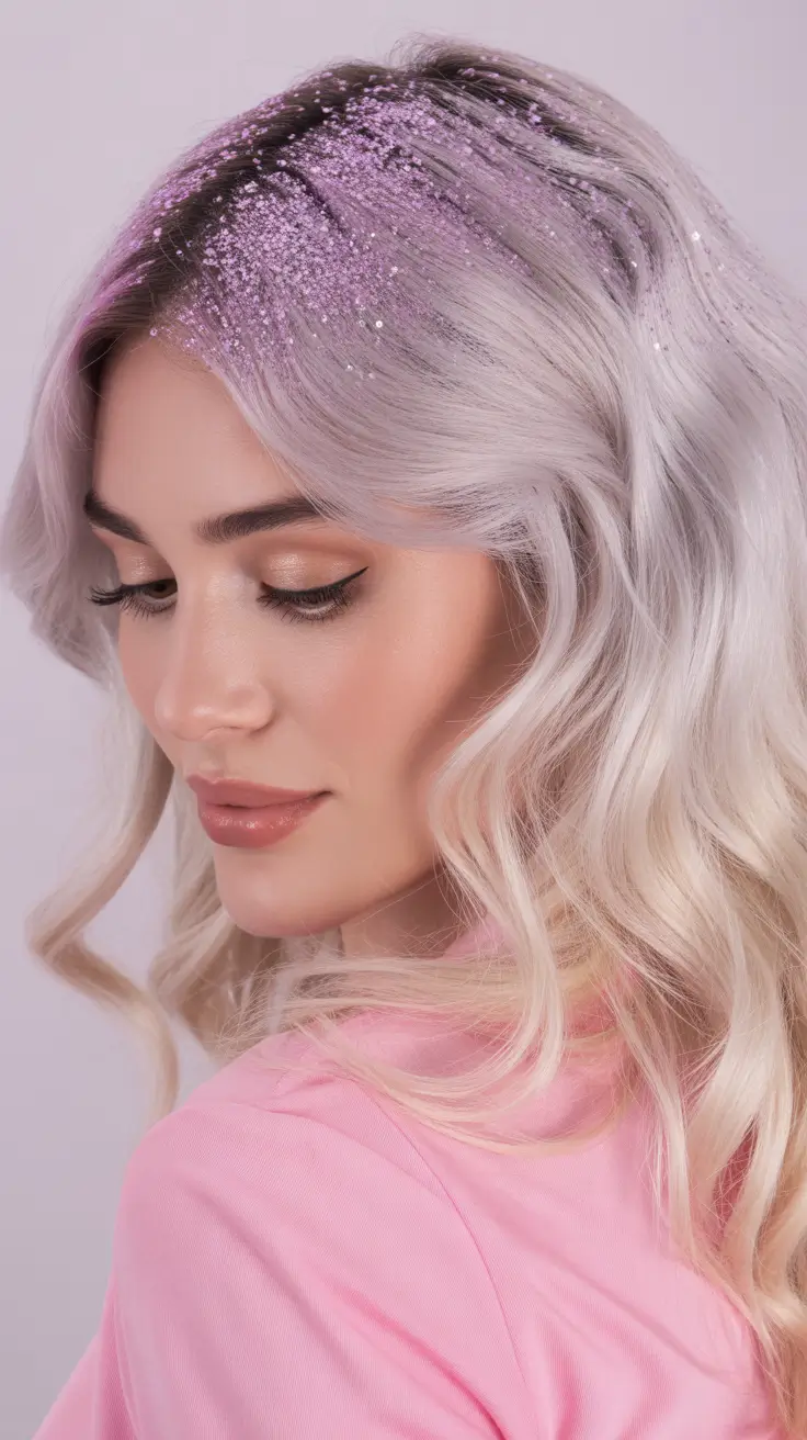 Christmas Holiday Hairstyles for Party 2025 Glitter Glam Waves