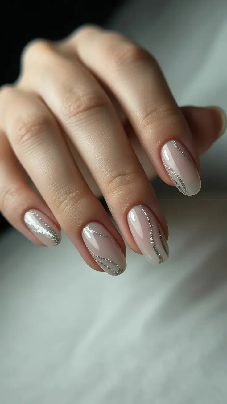 Cute Simple Nail Ideas for Christmas 2025 Silver Stream Elegance