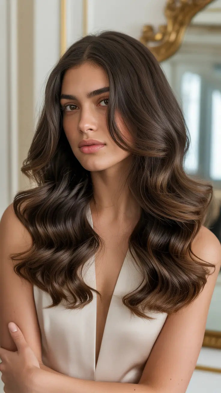 Dark brown hair color 2026 Velvet Brown Allure