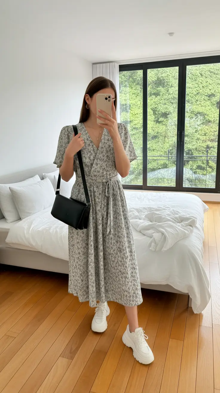 fashionable outfit ideas 2026 Effortless Floral Elegance