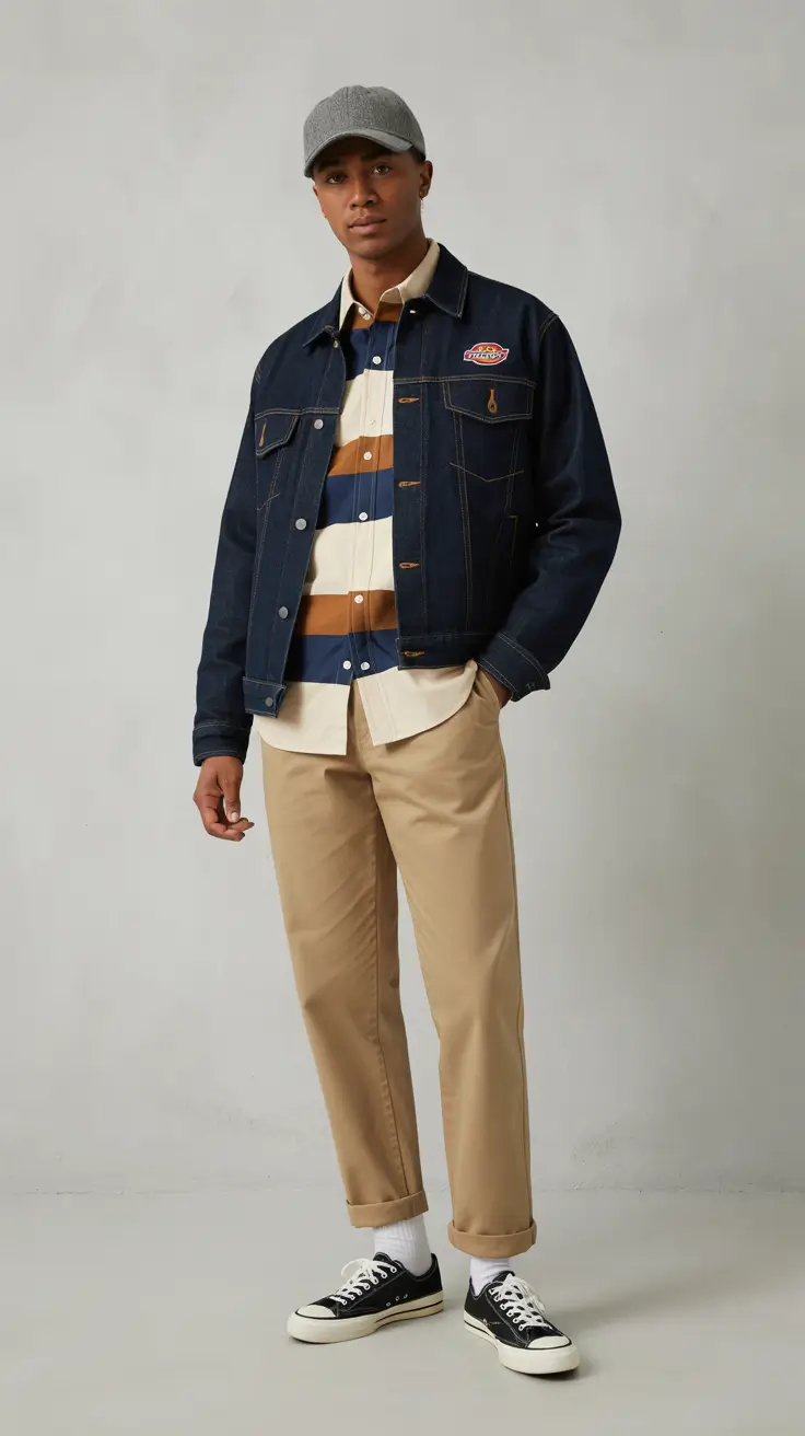 Formal outfits for men 2026 Casual Denim with a Twist