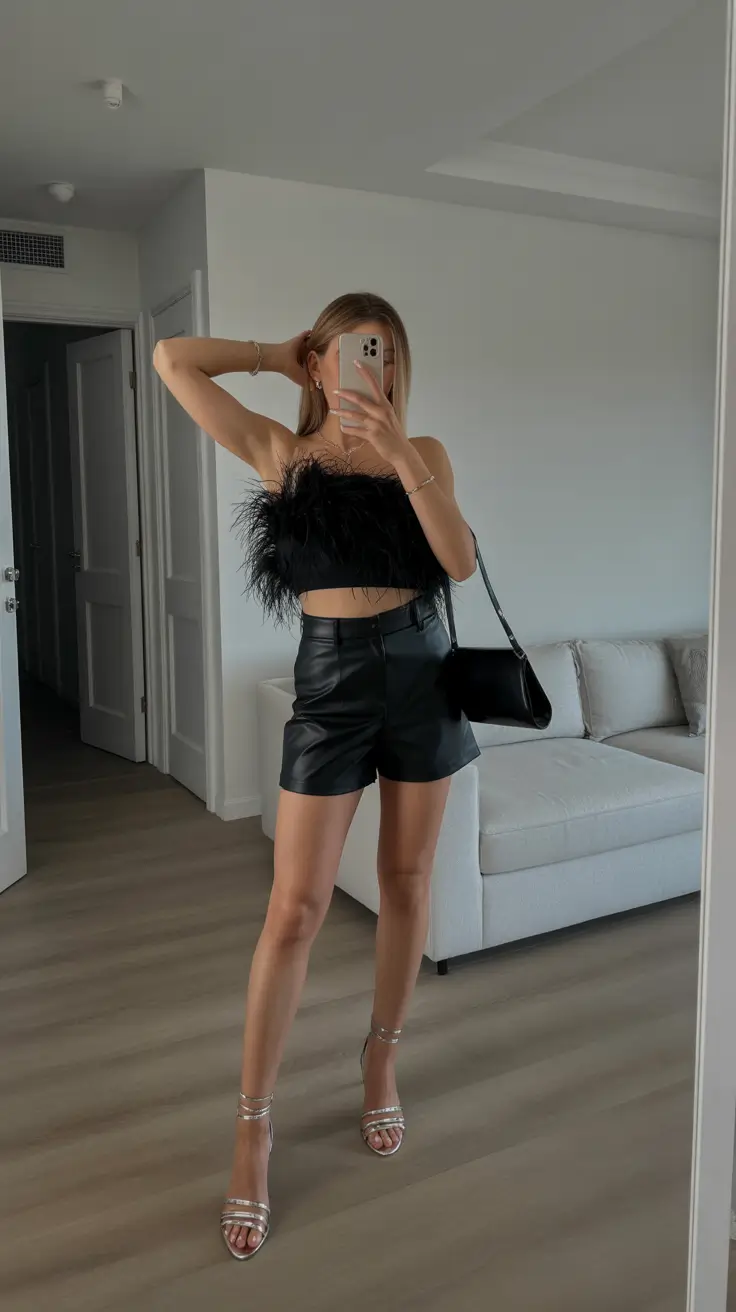 going out outfit ideas 2026 Feather Luxe Energy