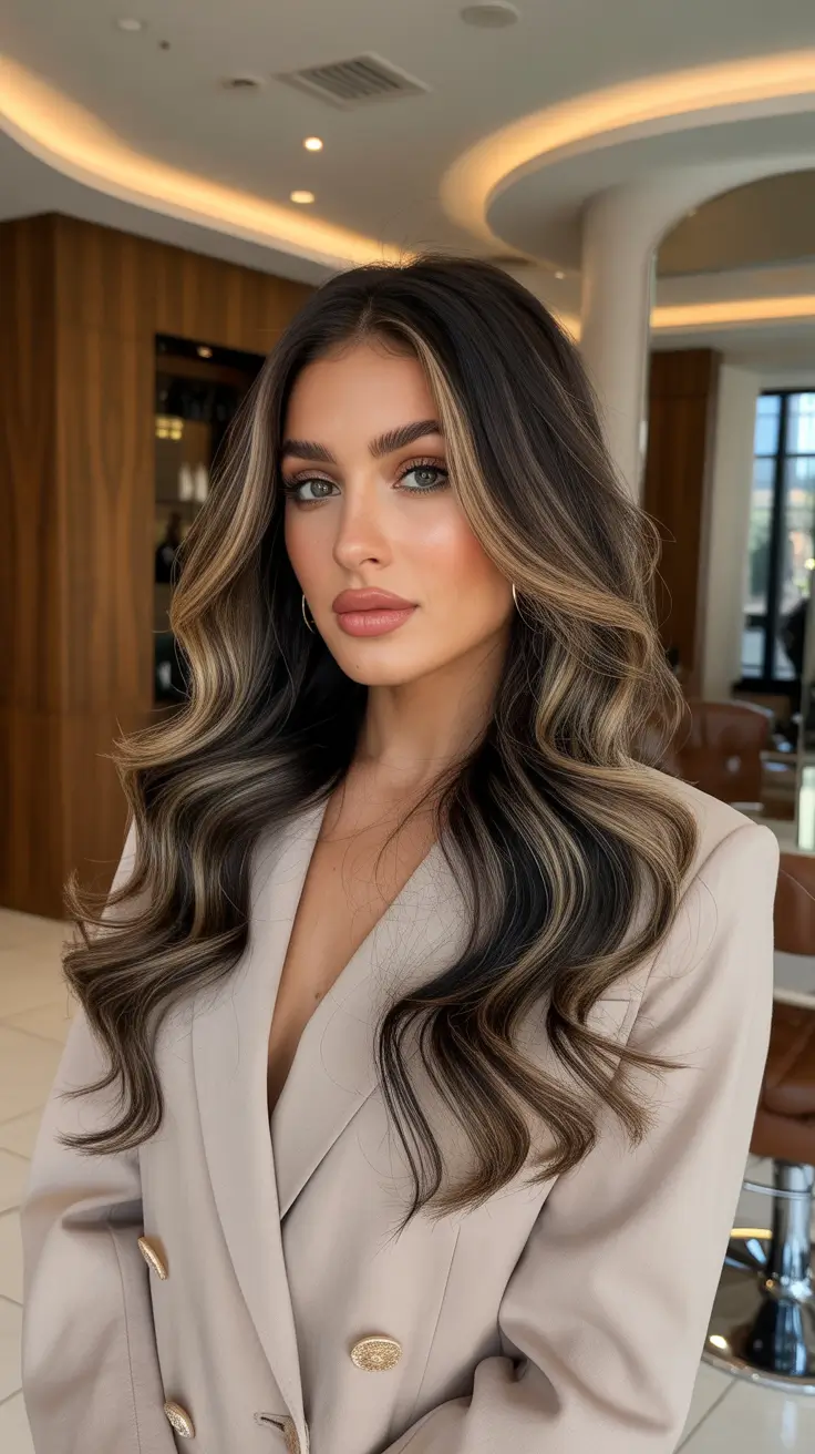 hair color ideas for brunettes Espresso Glow Brunette