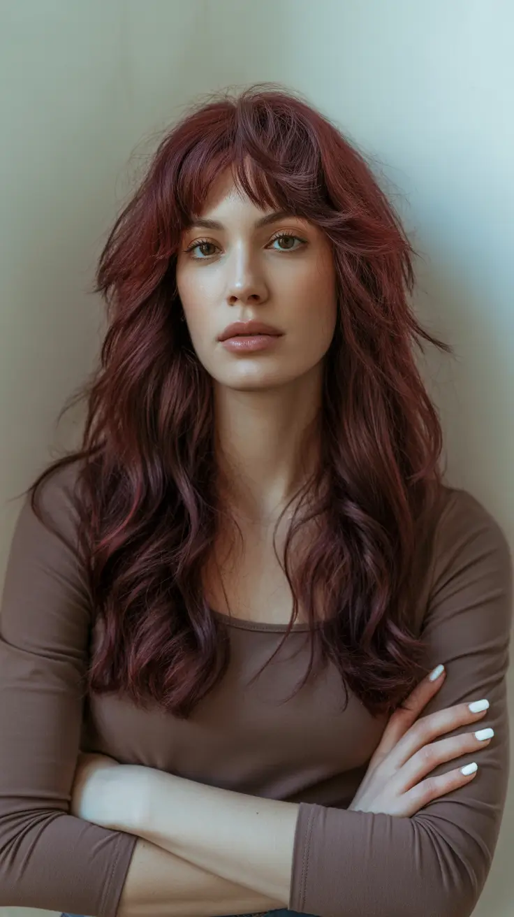 hair color ideas for brunettes Mulberry Smoke